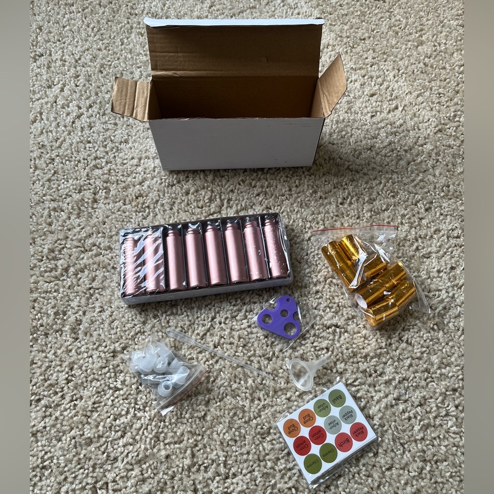 Rose Gold Essential Oil Kit NIB Make Your Own